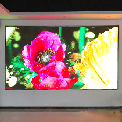 1R1G1B Indoor LED Video Wall Small Spacing P1.875 LED Display Bank Exchange Rate Announcement