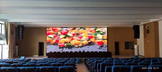 P1.86 Indoor Advertising Led Display Studio Conference Led Screen 500cd/Sqm