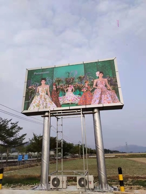Commercial P3 Outdoor Video Display Boards Full Color Display Brightness 5500cd Per Square