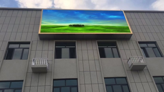 Commercial P3 Outdoor Video Display Boards Full Color Display Brightness 5500cd Per Square