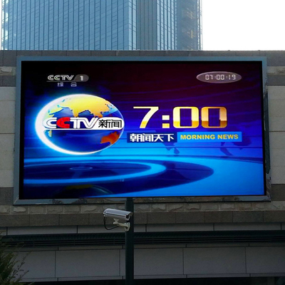 Electronic P10 Outdoor Full Color LED Display 5500cd Each Square
