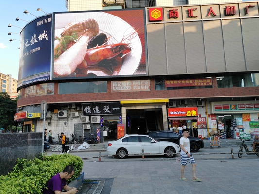 Large Outdoor Advertising Screen Shopping Mall P10 Full Color Waterproof