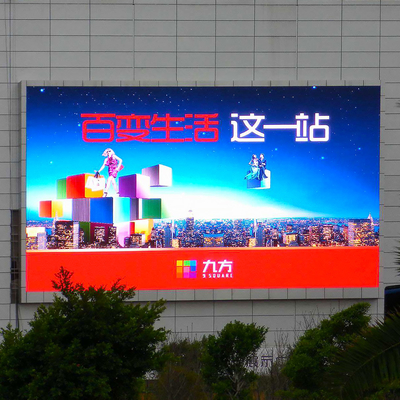 Commercial Building Led P10 Outdoor Full Color Display Brightness 5800cd/Sqm