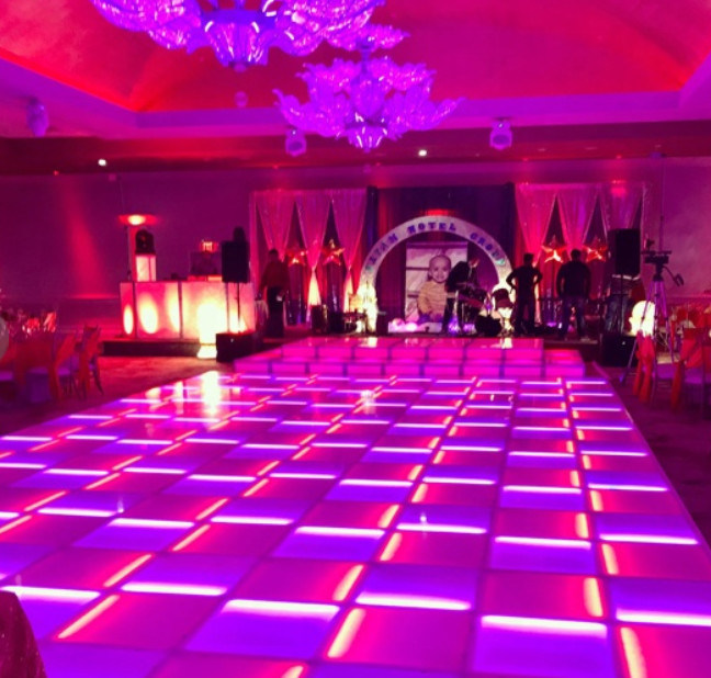 Quality P4.81 Led Floor Tile Screen KTV Bar Indoor Full Color Led Display factory