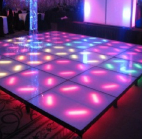 Quality Pressure-Resistant P4.81 Outdoor LED Display With Built-In Interactive Induction Floor Tile Screen factory