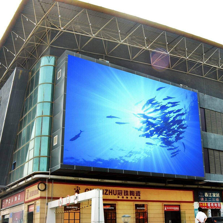 Quality P6 Large Outdoor Full Color LED Display Board Waterproof Box 192*192mm factory