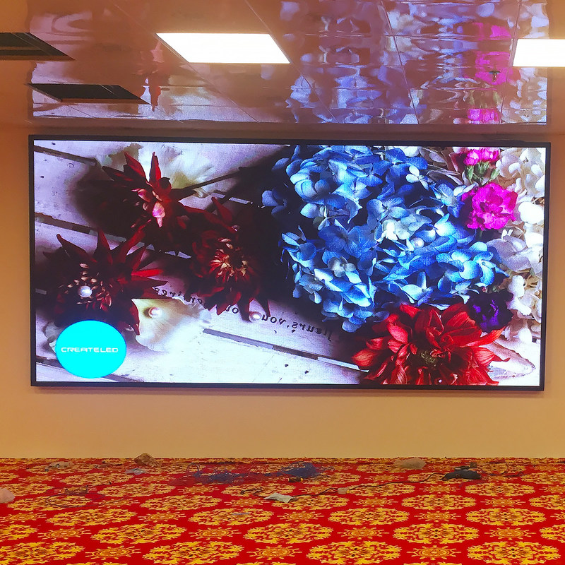 Quality P4 Indoor Full Color LED Display Screen 320*160mm meeting room use factory