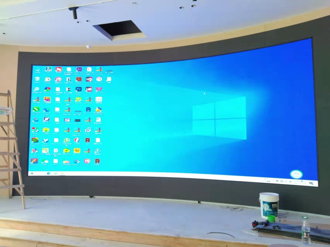 Quality Exhibition Hall Indoor Full Color LED Display SMD2121 Studio Electronic Sign Boards factory