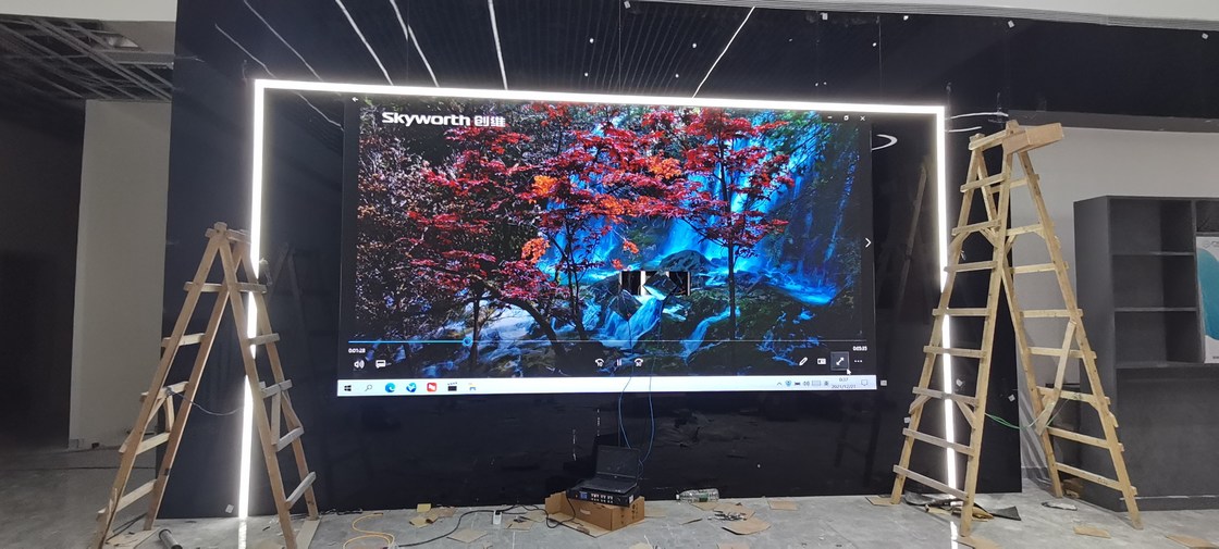 Quality Exhibition Hall Indoor Full Color LED Display SMD2121 Studio Electronic Sign Boards factory