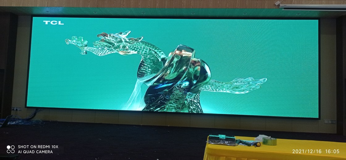 Quality Exhibition Hall Indoor Full Color LED Display SMD2121 Studio Electronic Sign Boards factory