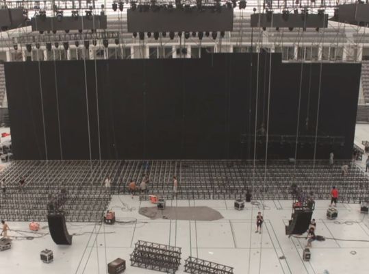 Quality Anti Stress  Floor Tile Screen P5.2 Indoor LED Display Screen With Interactive Sensor factory