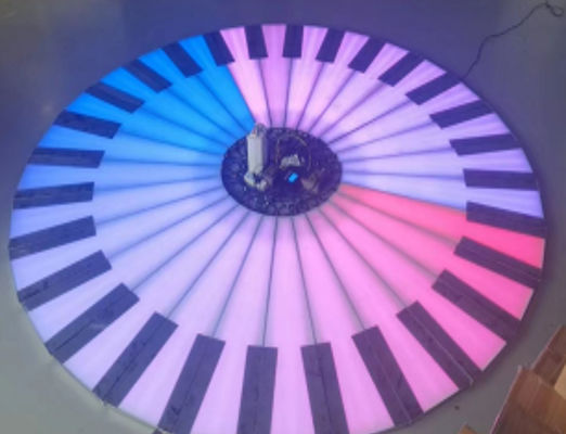 Quality 1R 1G 1B Floor Tile Screen Parameter Table P6.25 Indoor LED Display With Interactive Sensor factory
