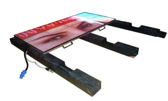 Quality Waterproof Anti - Pressure Floor Tile Screen P6.25 Outdoor Lightning Led Display factory