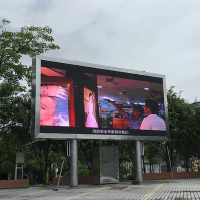Quality P6 Large Outdoor Full Color LED Display Board Waterproof Box 192*192mm factory