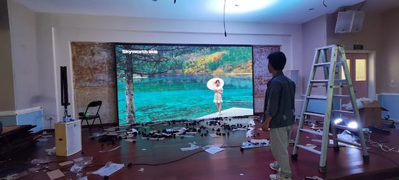 Quality P4 Indoor Full Color LED Display Station Airport 3840HZ LED Video Screen factory