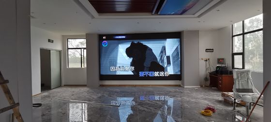 Quality 3840HZ Wall Mounted LED Display P1.875 Indoor Full Color Enterprise Conference Video Center factory