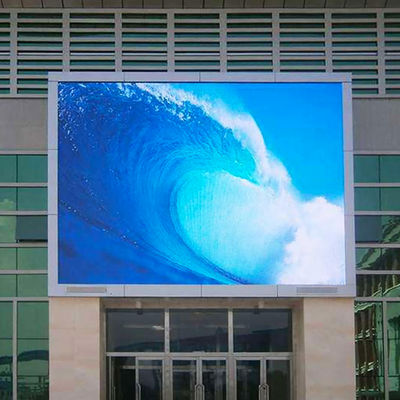 quality P8 Outdoor LED Screen Rainproof Full Color Curtain electronic wall display factory